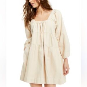 Free People “Blue Jean” Babydoll Mini Dress size XS